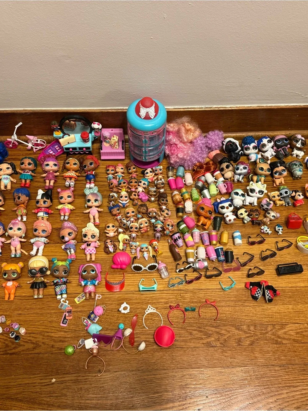 L.O.L. Surprise! Assorted Doll & Accessory Mega Lot - Pink, Blue, Purple